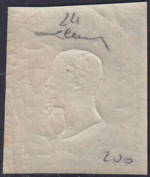 PN95 - 1861 - 50 grain gray block of four new copies with beautiful original rubber (24).