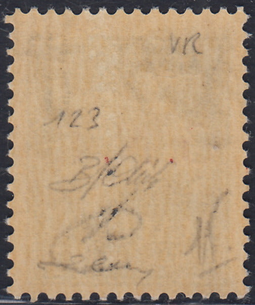 CG238 - 1944 - GNR tiratura di Verona, Posta Aerea L. 5 verde nuovo con gomma originale (123)