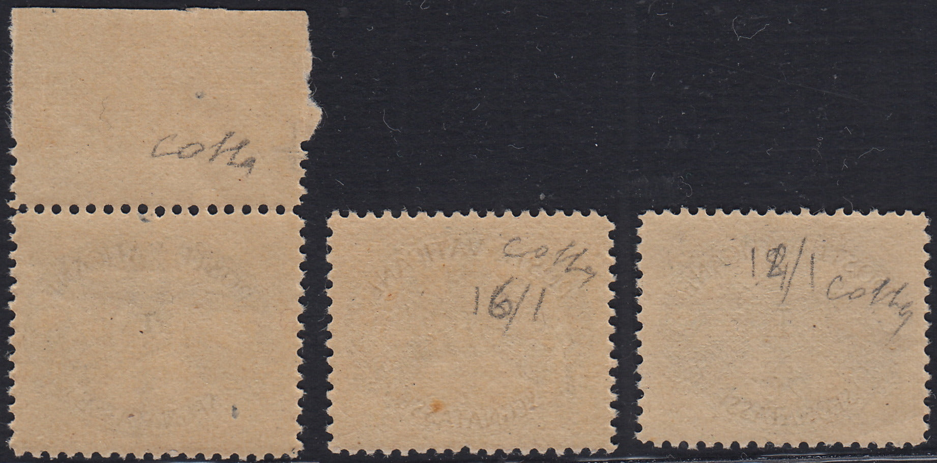 Vat1 - Vatican City - 1934 Provisional set of six overprinted values ​​used with original cancellations