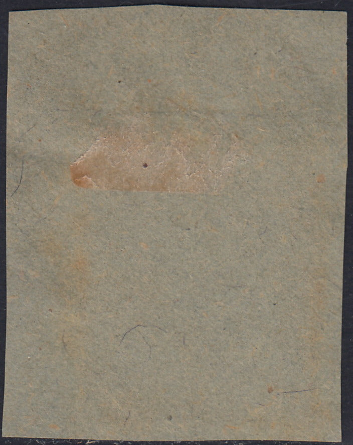 CG285 - 1901 - Floreale c. 25 azzurro soprastampato "BENGASI, 1 Piastra" usato su frammento (1)