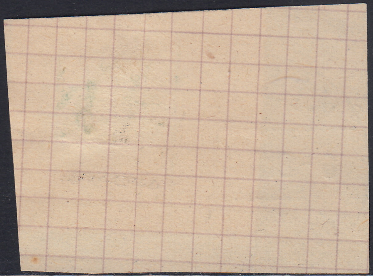 CG288 - 1941 - Francobolli d'Italia soprastampati ISOLE JONIE, segnatasse c. 20 carminio usato su frammento (2)