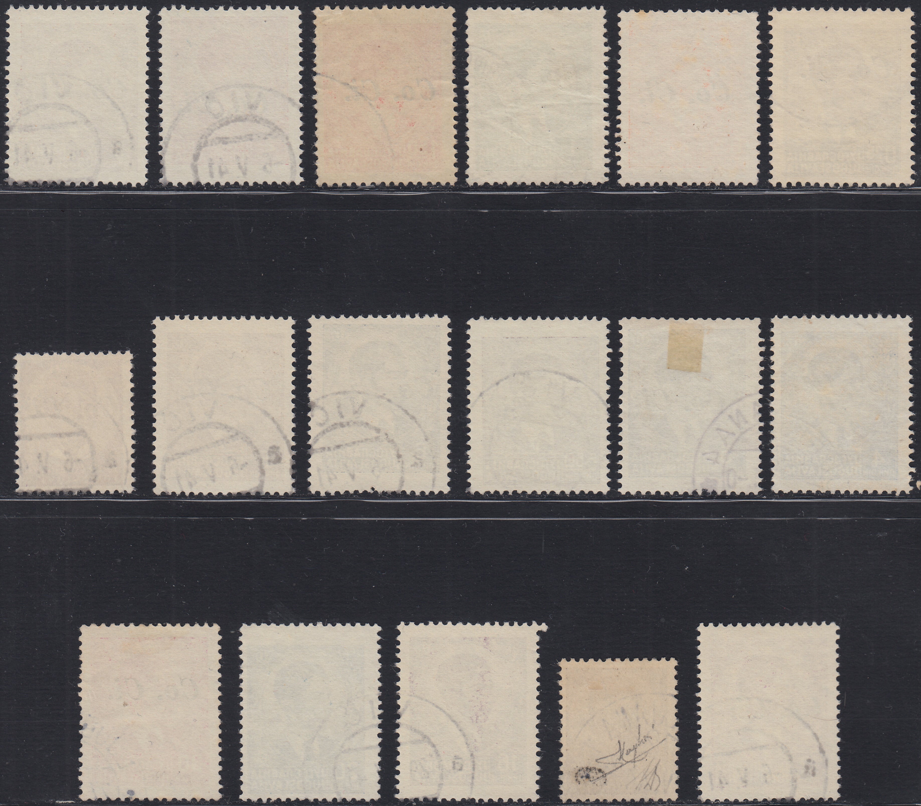 CG291 - 1941 - Occupazione Italiana della Lubiana, francobolli di Posta ordinaria Jugoslava soprastampati "Co.Ci.", usati (1/17)