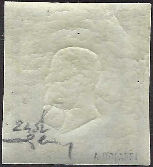 CG299 - 1861 - 50 grana ardesia scuro nuovo con gomma orignale (22d)