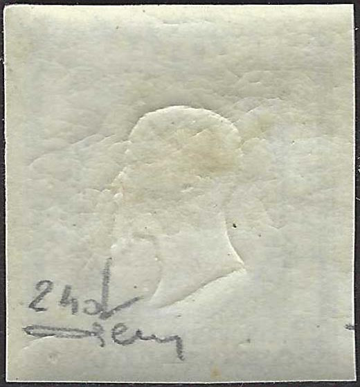 CG300 - 1861 - 50 grana ardesia scuro nuovo con gomma orignale (22d)