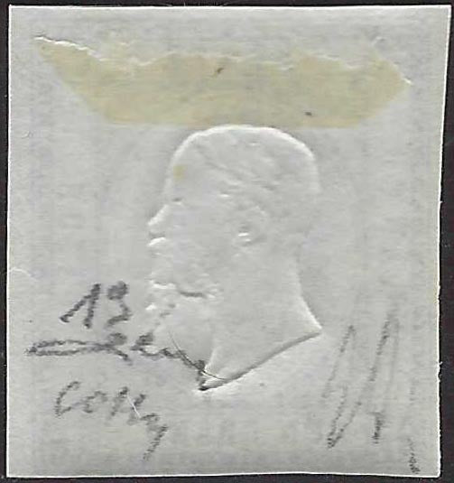 CG303 - 1861 - 1 grano nero nuovo con gomma originale (19)