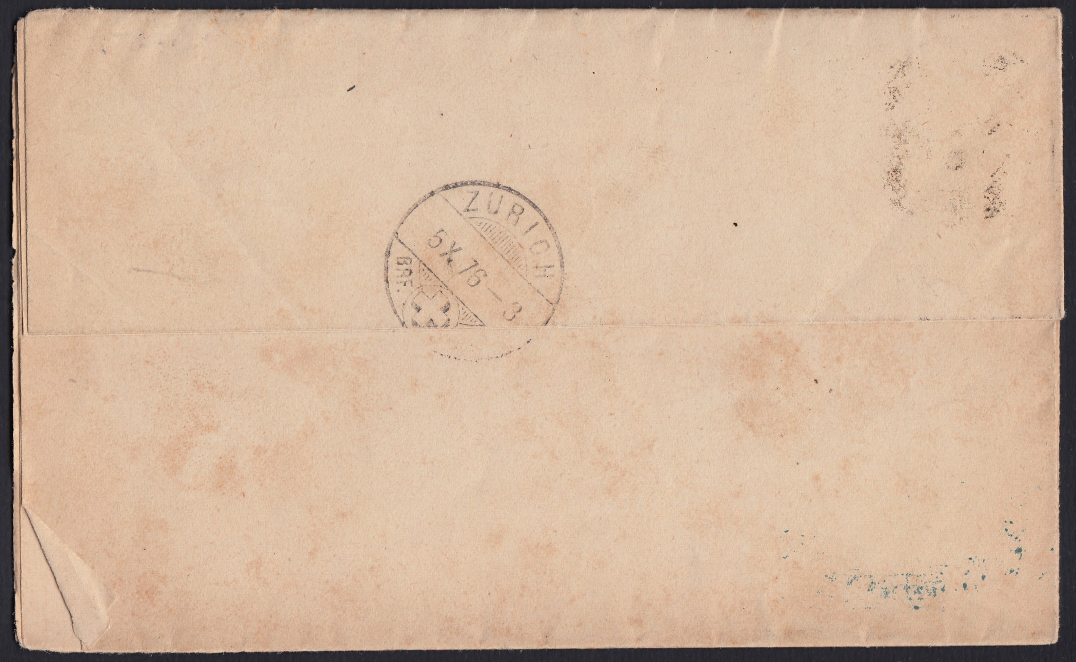 CG46 - 1879 - Issue De La Rue Turin edition c. 30 dark brown on letter from Camogli to Costantiopoli 11/8/78 (T19)