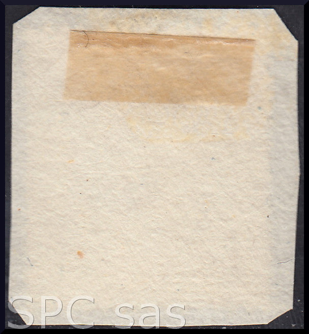 I issue, c. 5 ocher yellow with reversed counterprint, used (13)