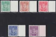 CI2 - 1944 - Campione d'Italia, stemma del comune, serie completa di cinque valori dentellatura 11 nuovi gomma integra (1/5)