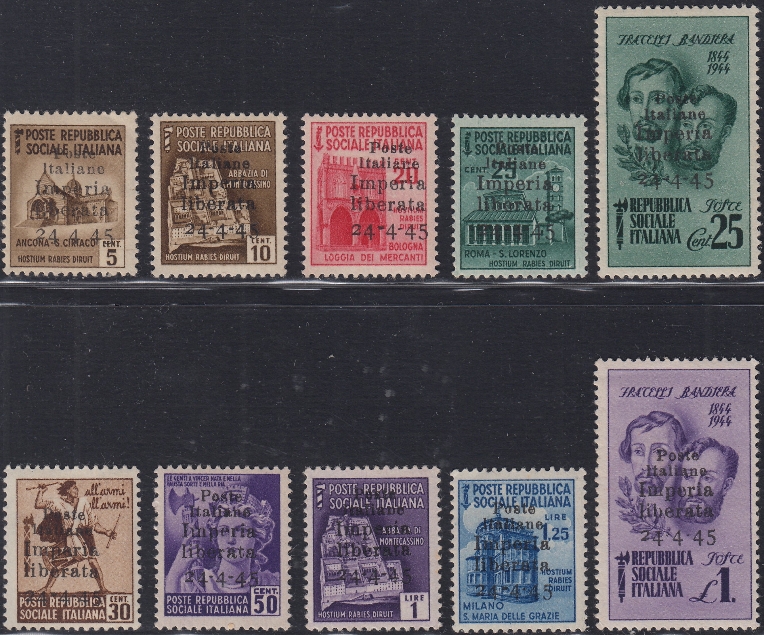 EUROPA - Area Italiana - Emissioni C.L.N. - Imperia