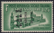 CLN111 - 1945 - CLN Arona - Espresso di Repubblica Sociale soprastampato "CLN ARONA" nuovo con gomma originale (18)