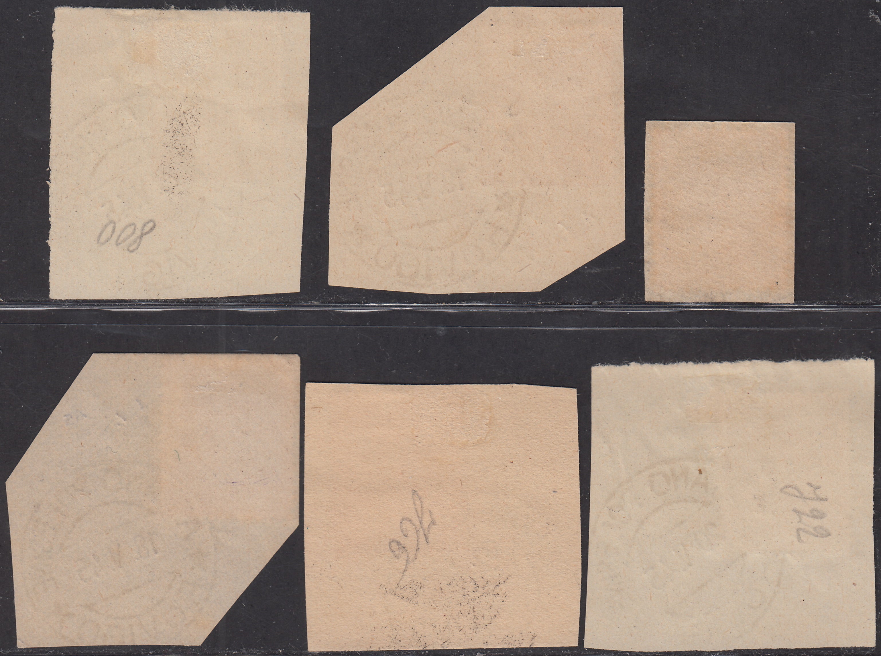 CLN28 - 1944 - RSI stamps overprinted "CLN ARIANO POLESINE" series of three stamps with overprints of different colors, new with intact gum (Unif. 38/40).