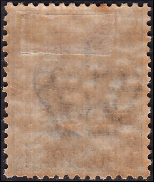 COL53 - 1911 - Michetti c. 25 azzurro soprastampato "BENGASI, 1 Piastra" nuovo con gomma originale (2)