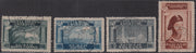 IV issue c. 10 dark chocolate brown I table pair used (14Ce)