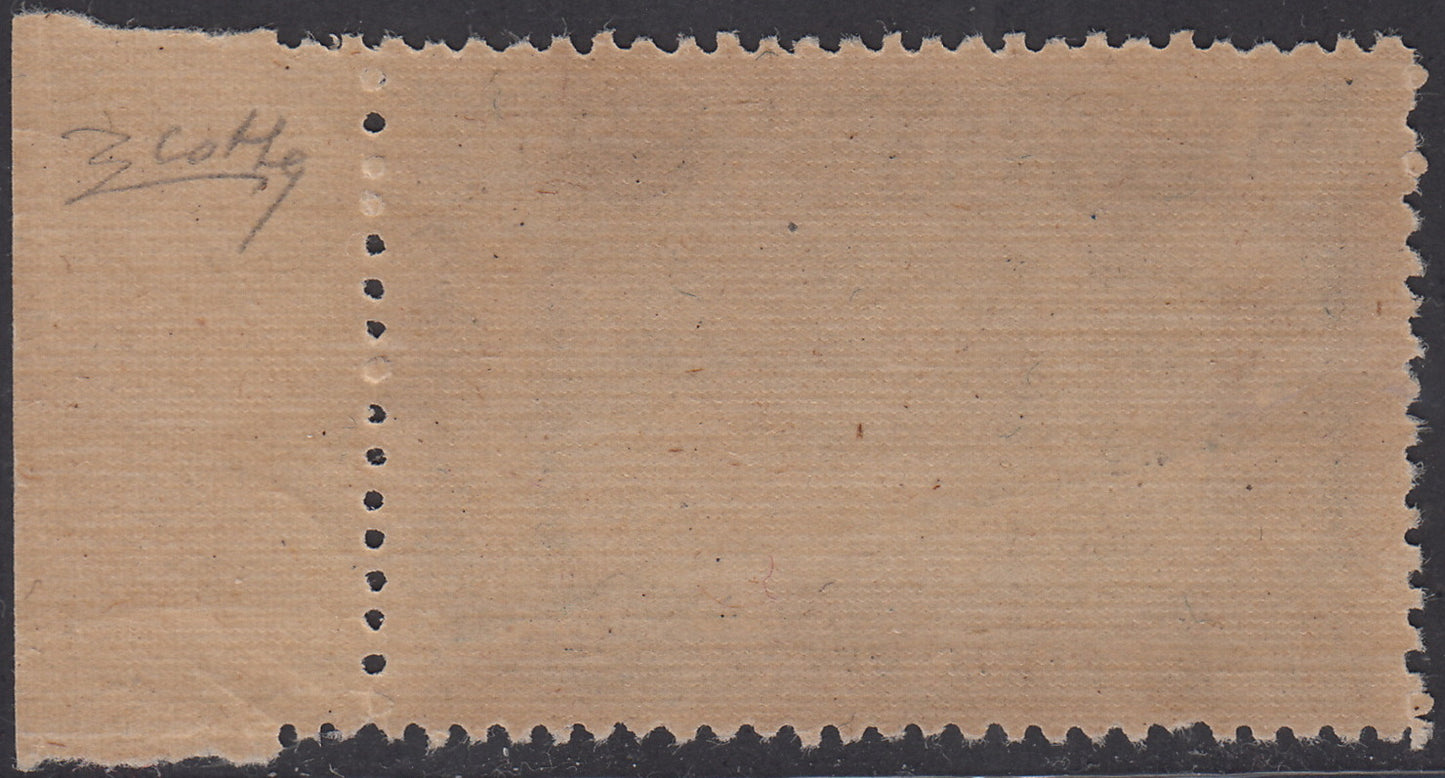 CP199 - 1946 - Corpo Polacco, vittorie polacche in Italia serie su carta grigia di qualità scadente, 1z. grigio violaceo nuovo con gomma integra, colore rarissimo (3b)