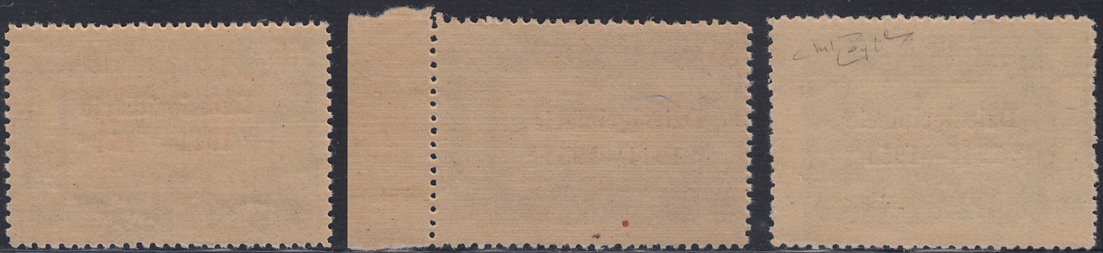 CP229 - 1954 - Governo Polacco di Londra, vittorie polacche in Italia serie di tre valori con soprastampa vermiglio nuova gomma integra (7/9)