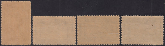 CP5 - 1946 - Corpo Polacco, vittorie polacche in Italia serie su carta grigiastra di qualità scadente, 4 valori nuovi gomma integra (1/4)