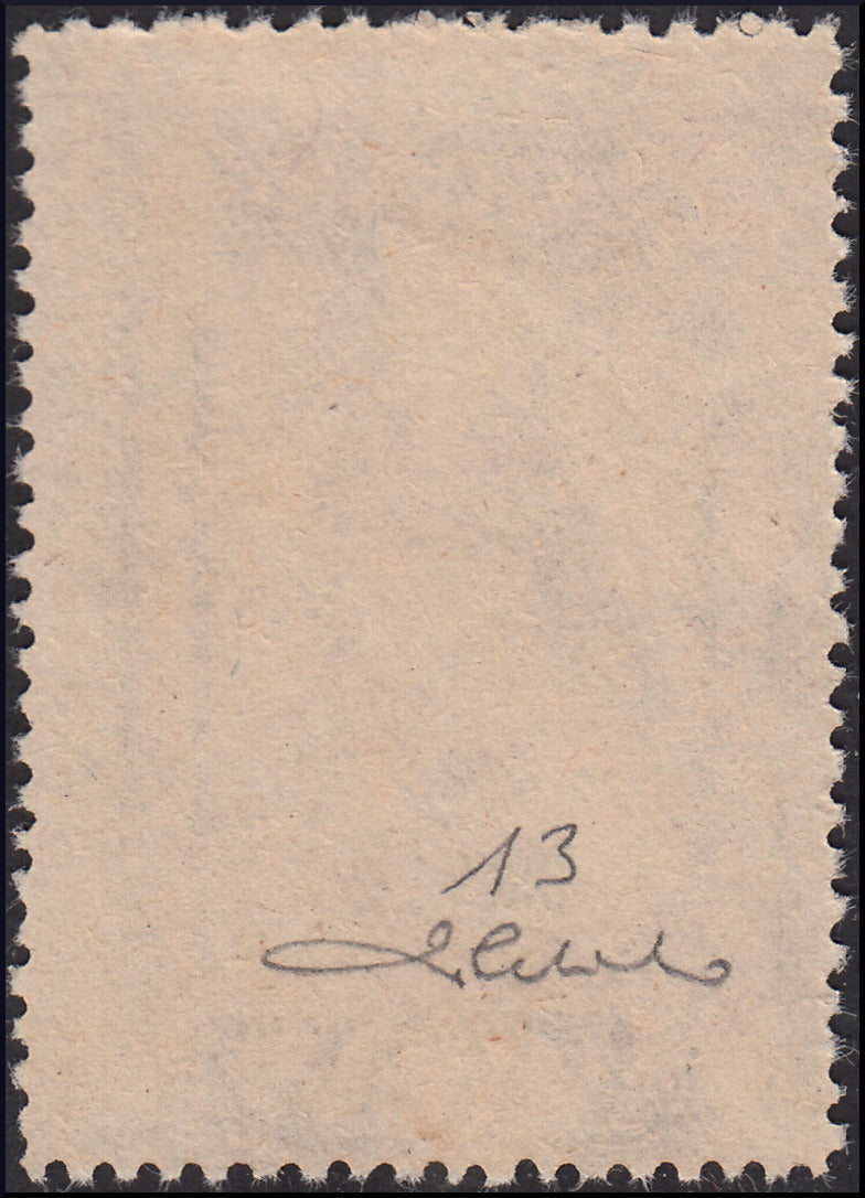 CP74 - 1946 - Corpo Polacco, vittorie polacche in Italia serie su carta grigiastra di qualità scadente, colore cambiato 2z. bruno lillaceo dentellato, usato (13)