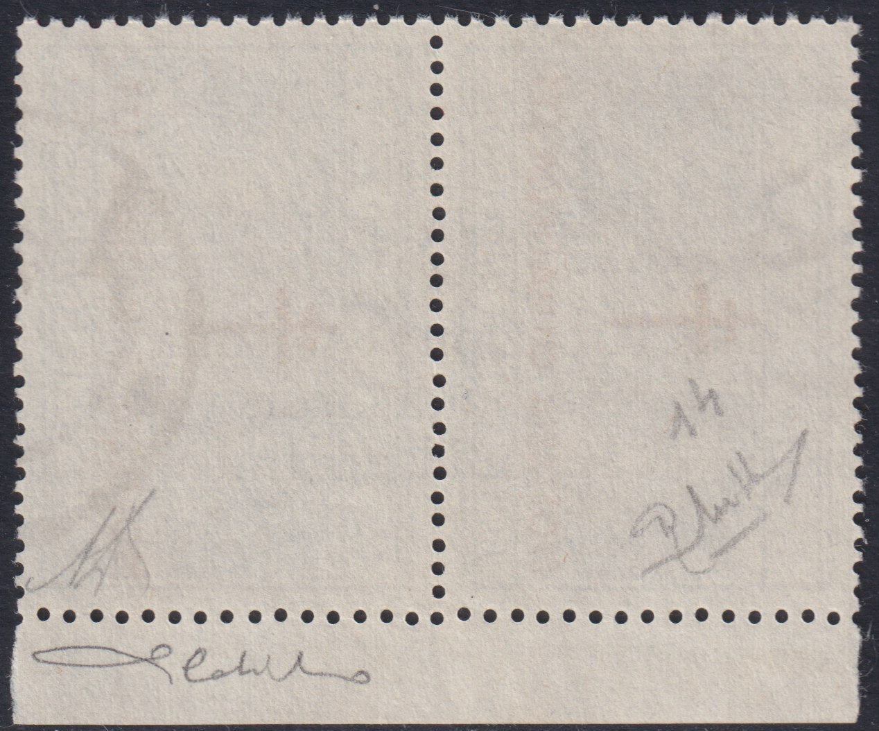 Cef53 - Beneficenza di Grecia del 1940, 50 lepta verde in coppia verticale con soprastampa "Italia / Occupazione Militare / Italiana Isole / Cefalonia e Itaca" usato (35)