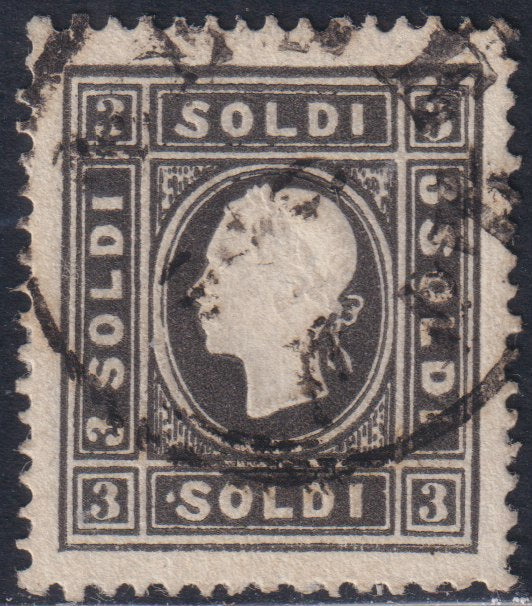 I issue, c. 5 ocher yellow with reversed counterprint, used (13)