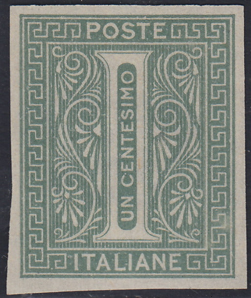 PV1976 - 1862 - Perforated issue c. 10 orange bistro used on small fragment (1g).