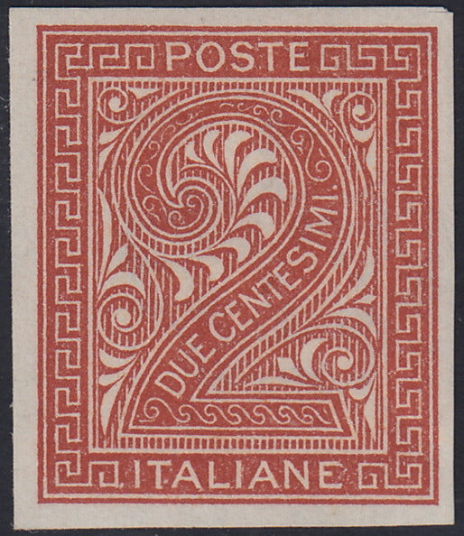 PV1976 - 1862 - Perforated issue c. 10 orange bistro used on small fragment (1g).