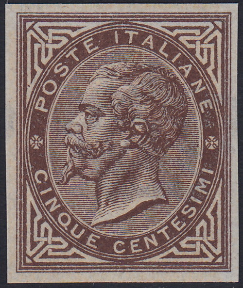 PV1976 - 1862 - Perforated issue c. 10 orange bistro used on small fragment (1g).