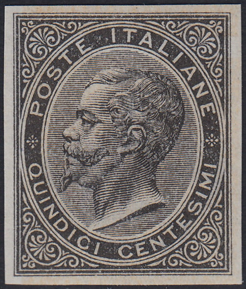 PV1976 - 1862 - Perforated issue c. 10 orange bistro used on small fragment (1g).