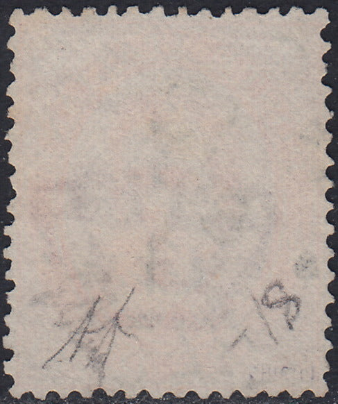 PV1976 - 1862 - Perforated issue c. 10 orange bistro used on small fragment (1g).