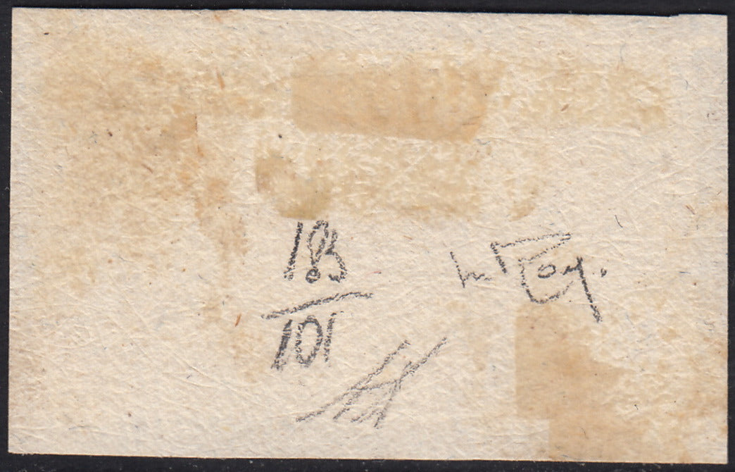 1862 - Effigy of Vittorio Emanuele II facing right, c. 80 dark orange yellow comb-pierced, used (4b)