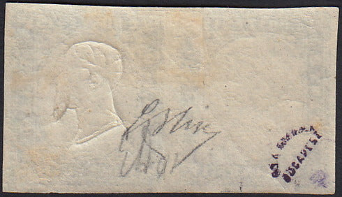 1862 - Effigy of Vittorio Emanuele II facing right, c. 80 dark orange yellow comb-pierced, used (4b)