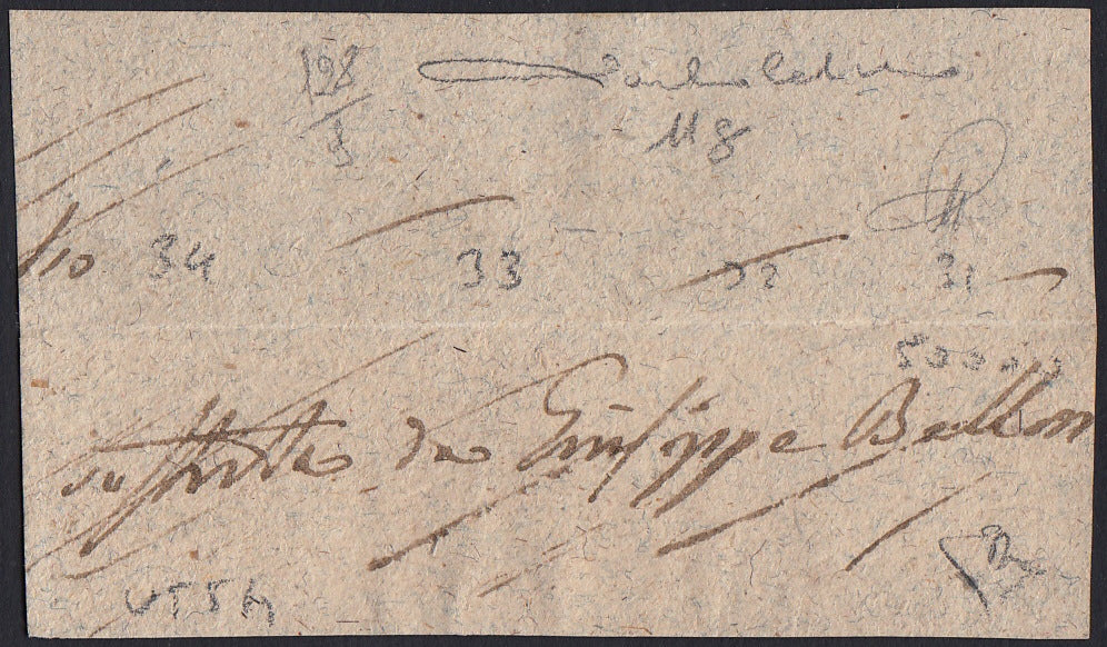 1862 - Effigy of Vittorio Emanuele II facing right, c. 80 dark orange yellow comb-pierced, used (4b)