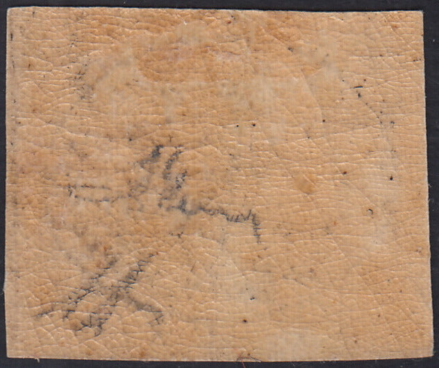 EB80 - 1861 - Embossed Cifra, c. 1 gray-black block of four, mint with original gum (19)