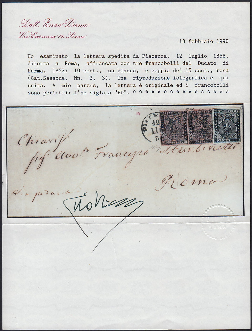 Posten 160 - 1867 - II. Ausgabe ca. 80 rosalila gebraucht (20)