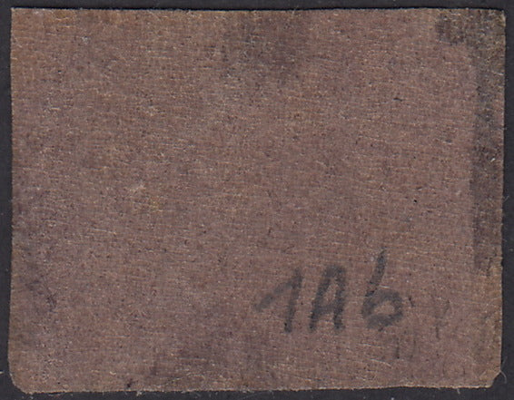 1852 - Papal State I issue 50 used blue baj (10)