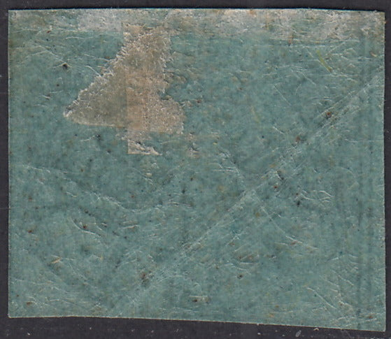 1852 - Papal State I issue 50 used blue baj (10)