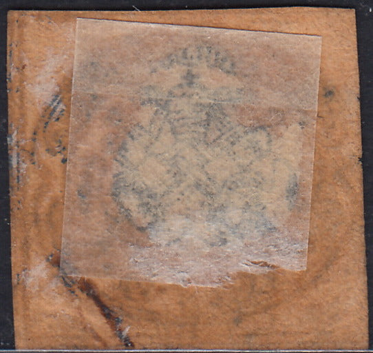 1852 - Papal State I issue 50 used blue baj (10)