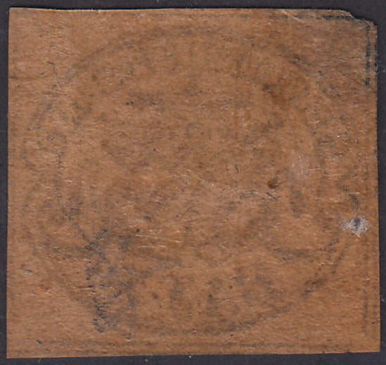 1852 - Papal State I issue 50 used blue baj (10)