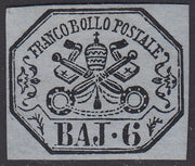 PV1304 - 1868 - III edición c. 80 rosa lila sobre papel satinado, a partir de hojas de 120 ejemplares (parte central) usadas, (30b)