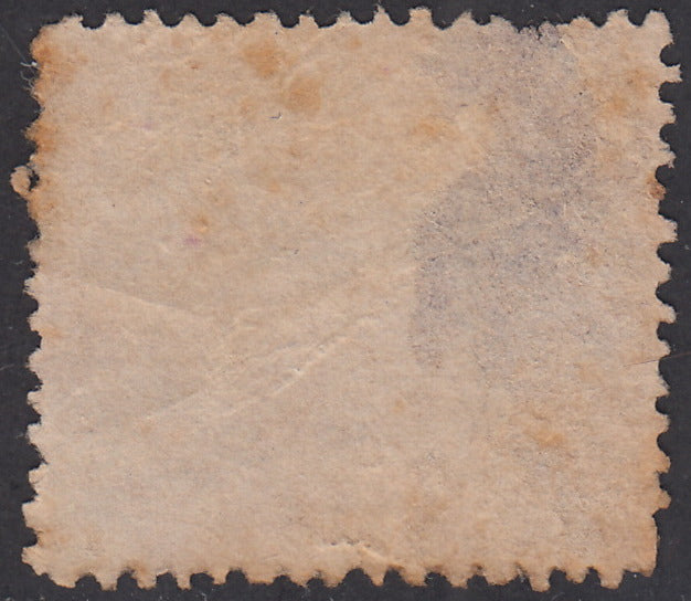 PV1302 - 1868 - III emissione, c. 80 rosa smorto su carta lucida usato con annullo originale (30c).