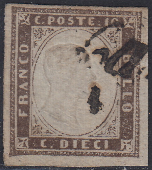 1st issue, c.40 bright carmine pink (3b) new without gum.