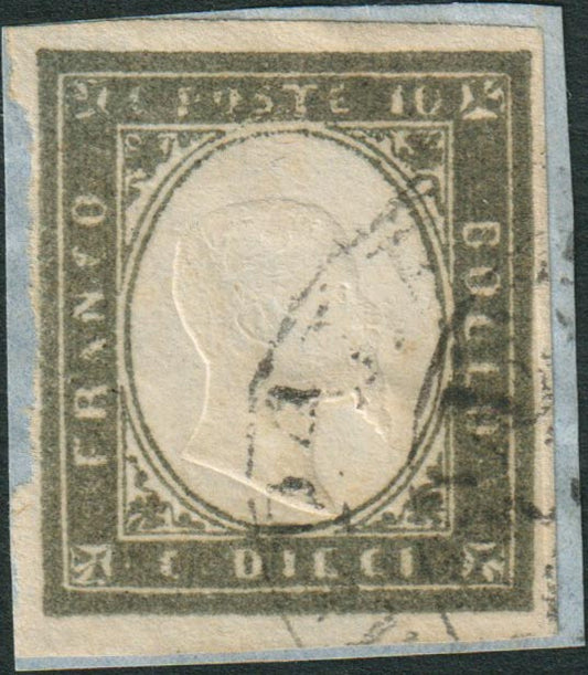 1st issue, c.40 bright carmine pink (3b) new without gum.