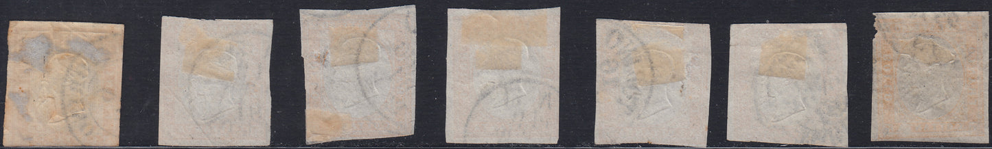 1st issue, c.40 bright carmine pink (3b) new without gum.