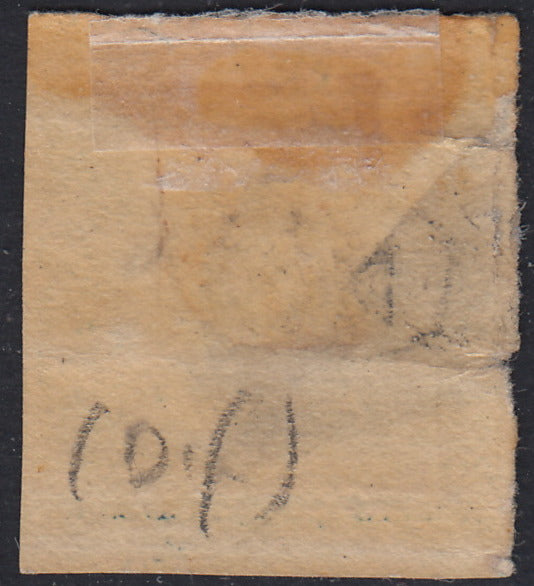 1859 - 1 brown olive grain II table paper of Naples new with original gum (4b) 