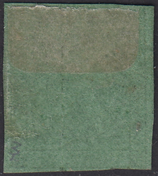 PV79 - 1851 - Emissione con punto dopo la cifra, c. 5 verde oliva nuovo con gomma (8).