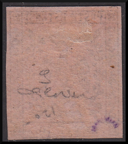 1852 - Duchy of Modena issue with dot after the figure, c. 10 new pink rubber intact (9)