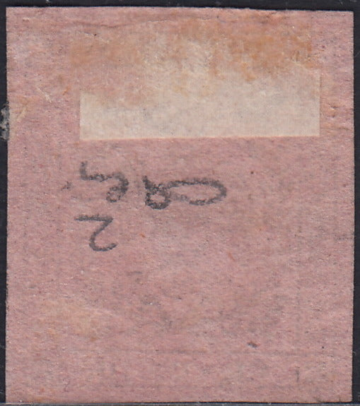 MOD144 - 1852 - Emissione con punto dopo la cifra c. 10 rosa nuovo senza gomma. (9).