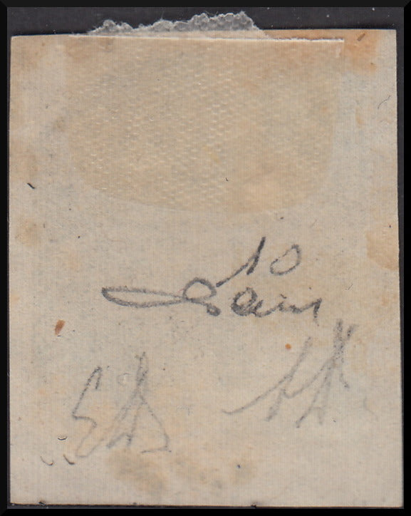 1852 - Duchy of Modena issue with dot after the figure, c. 10 new pink rubber intact (9)