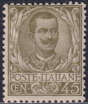 1930 – Virgilio, Diez recortes de un cartel publicitario sobre cartón grueso con una impresión perforada impresa en negro en el contorno y en diagonal la inscripción SAGGIO en mayúsculas.