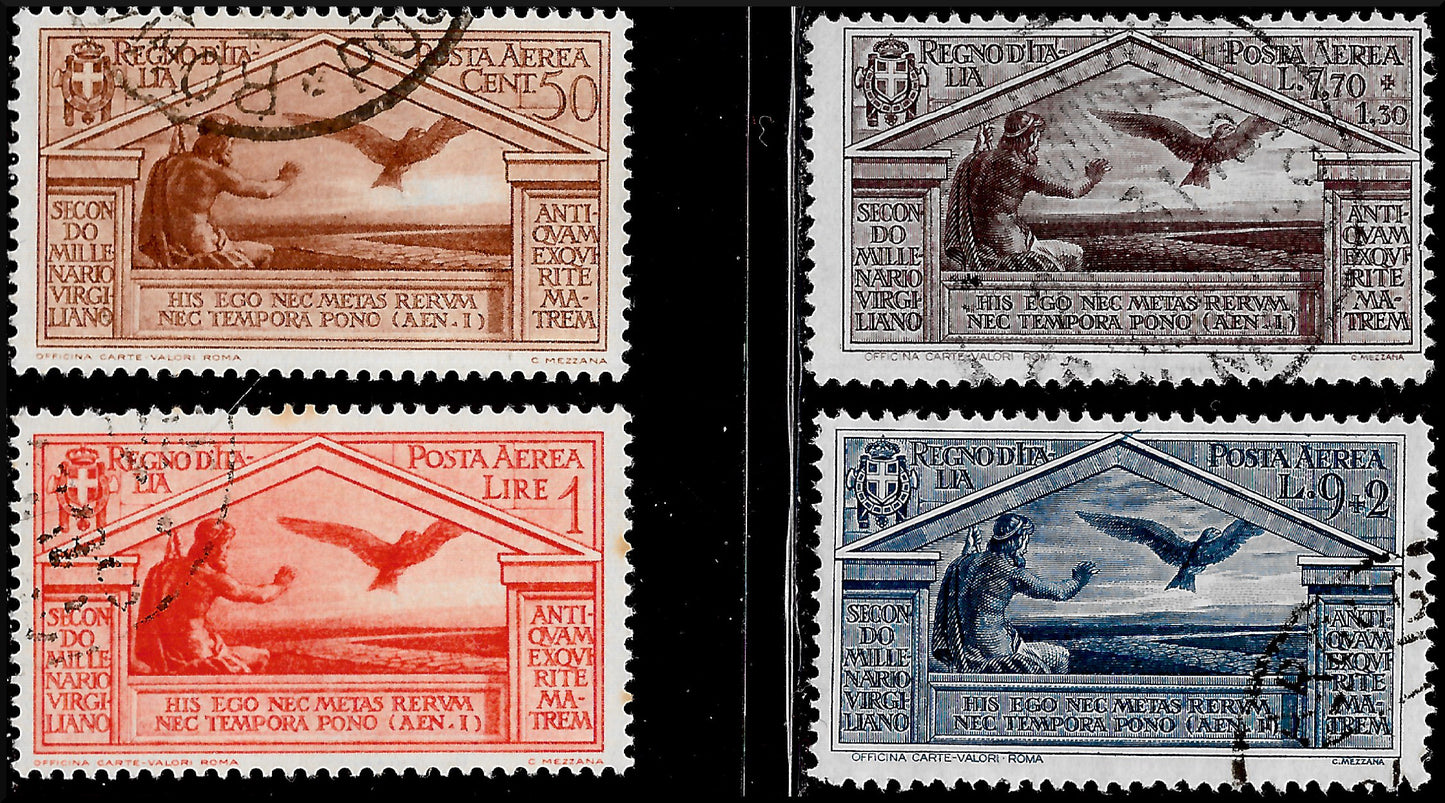 E7_179 - 1930/40 - Insieme di serie complete del Regno d'Italia usate, con qualche annullo di favore negli alti valori; di bella qualità e altissimo valore di catalogo.