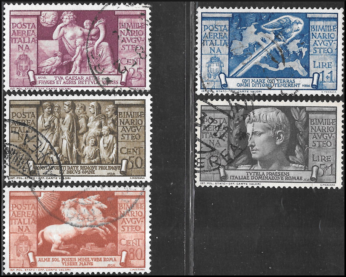 E7_179 - 1930/40 - Insieme di serie complete del Regno d'Italia usate, con qualche annullo di favore negli alti valori; di bella qualità e altissimo valore di catalogo.